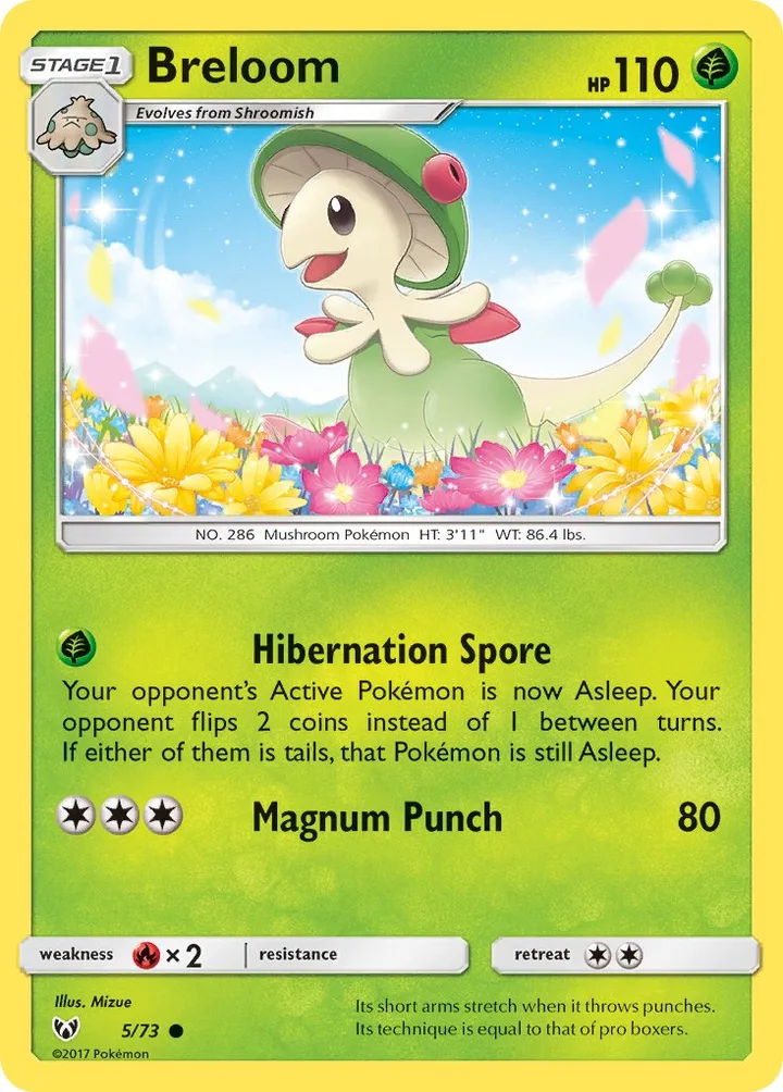 Breloom, Shining Legends 5/73
