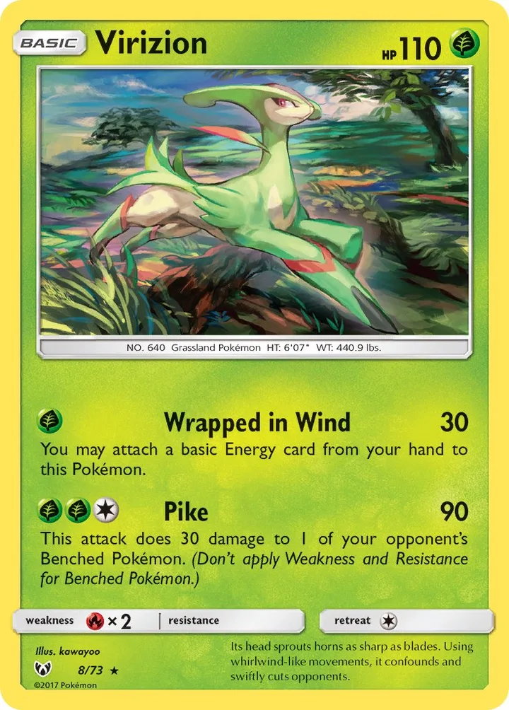 Virizion, Shining Legends 8/73
