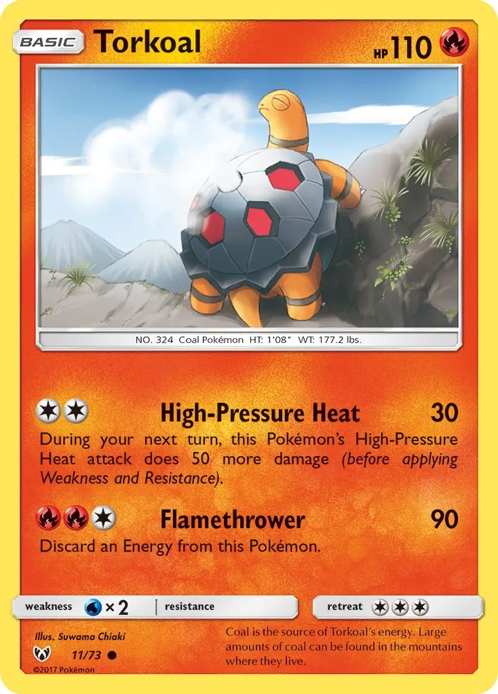 Torkoal, Shining Legends 11/73