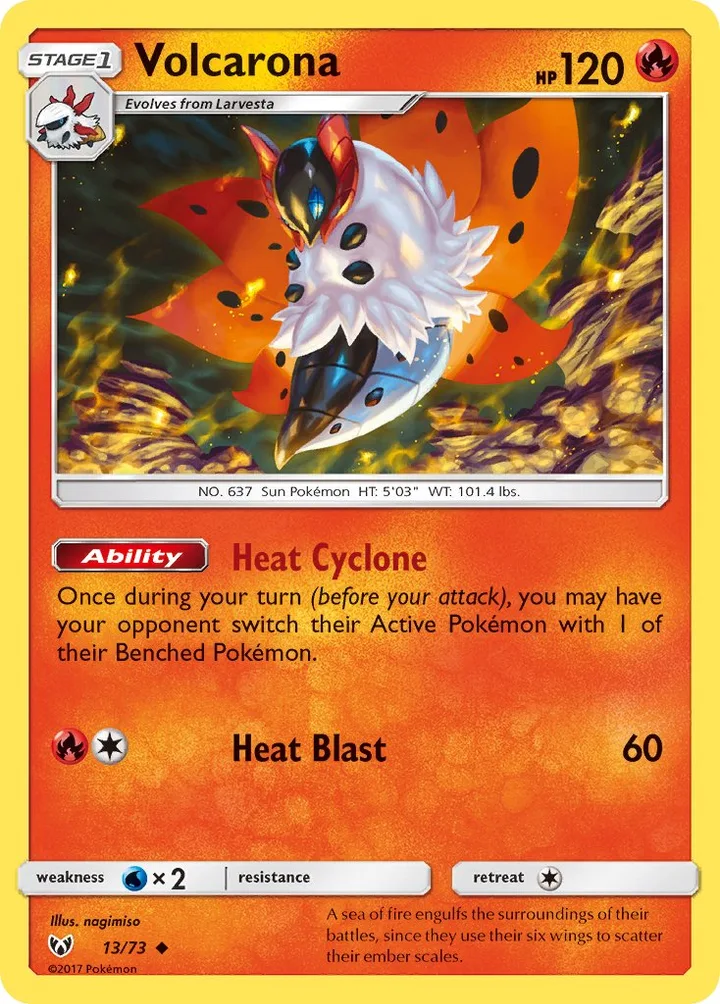 Volcarona, Shining Legends 13/73