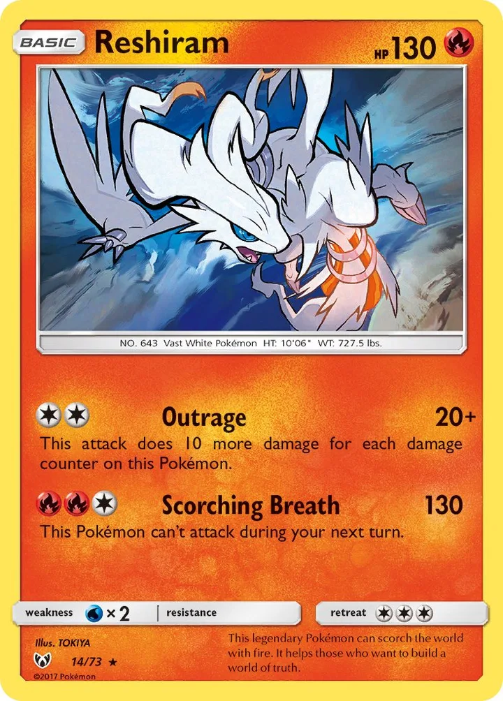 Reshiram, Shining Legends 14/73