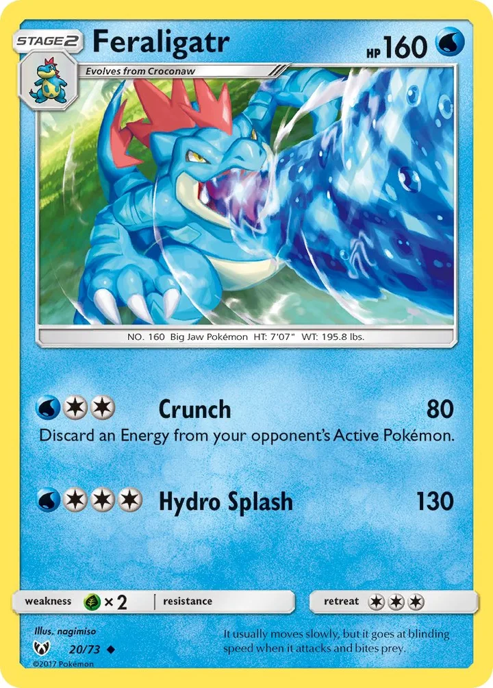 Feraligatr, Shining Legends 20/73