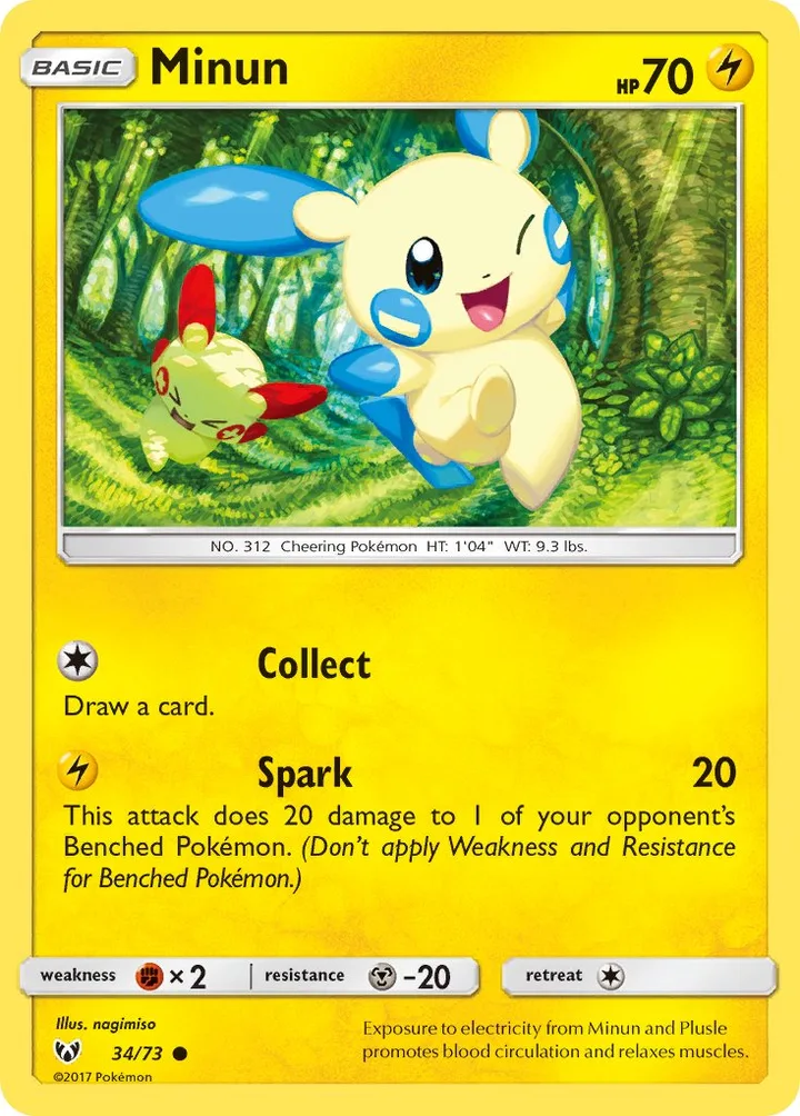 Minun, Shining Legends 34/73
