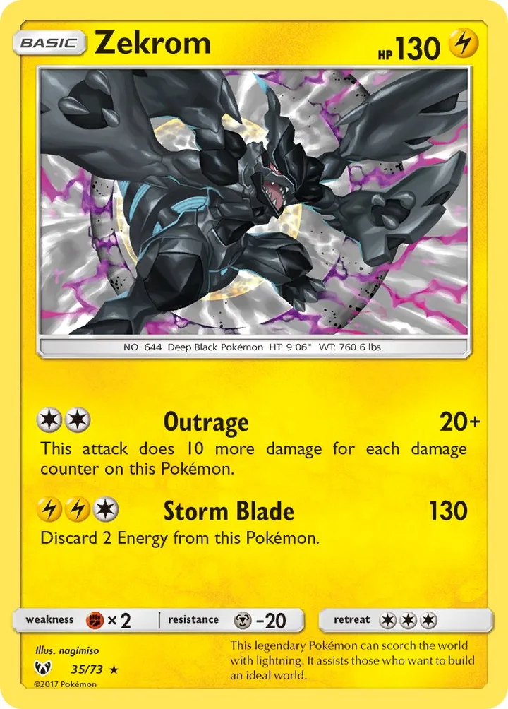 Zekrom, Shining Legends 35/73