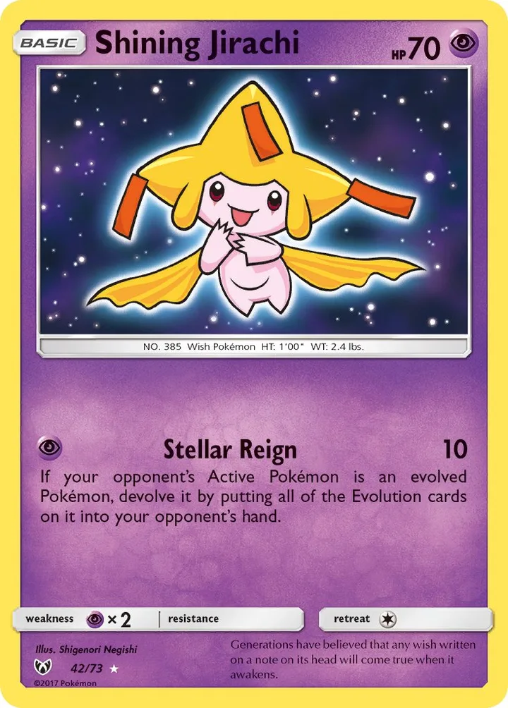 Shining Jirachi, Shining Legends 42/73