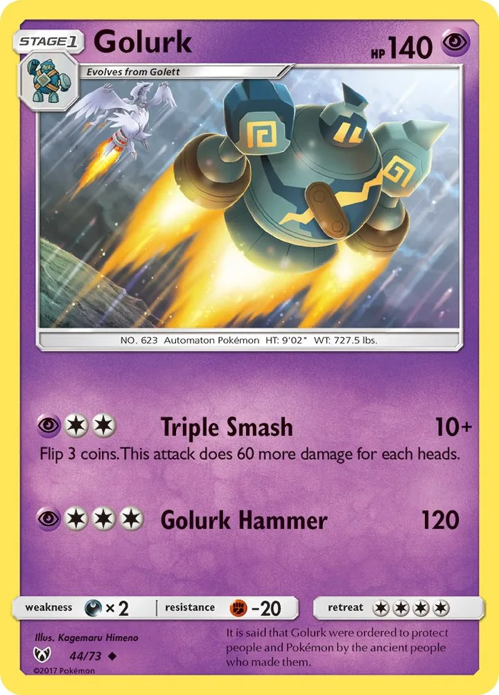 Golurk, Shining Legends 44/73