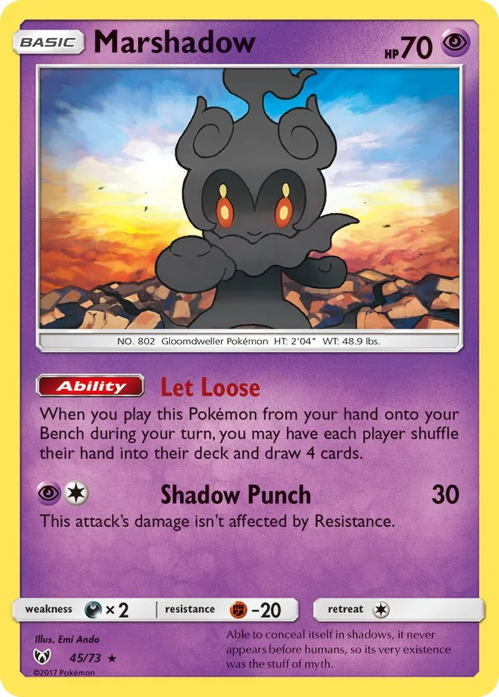 Marshadow, Shining Legends 45/73