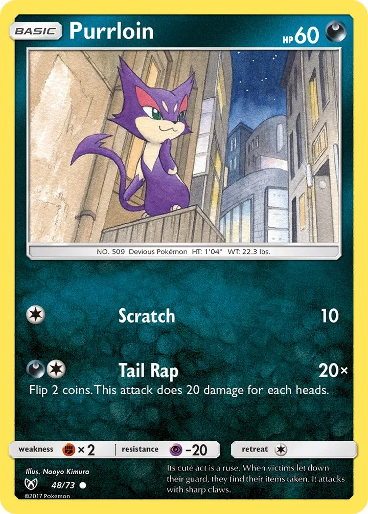 Purrloin, Shining Legends 48/73