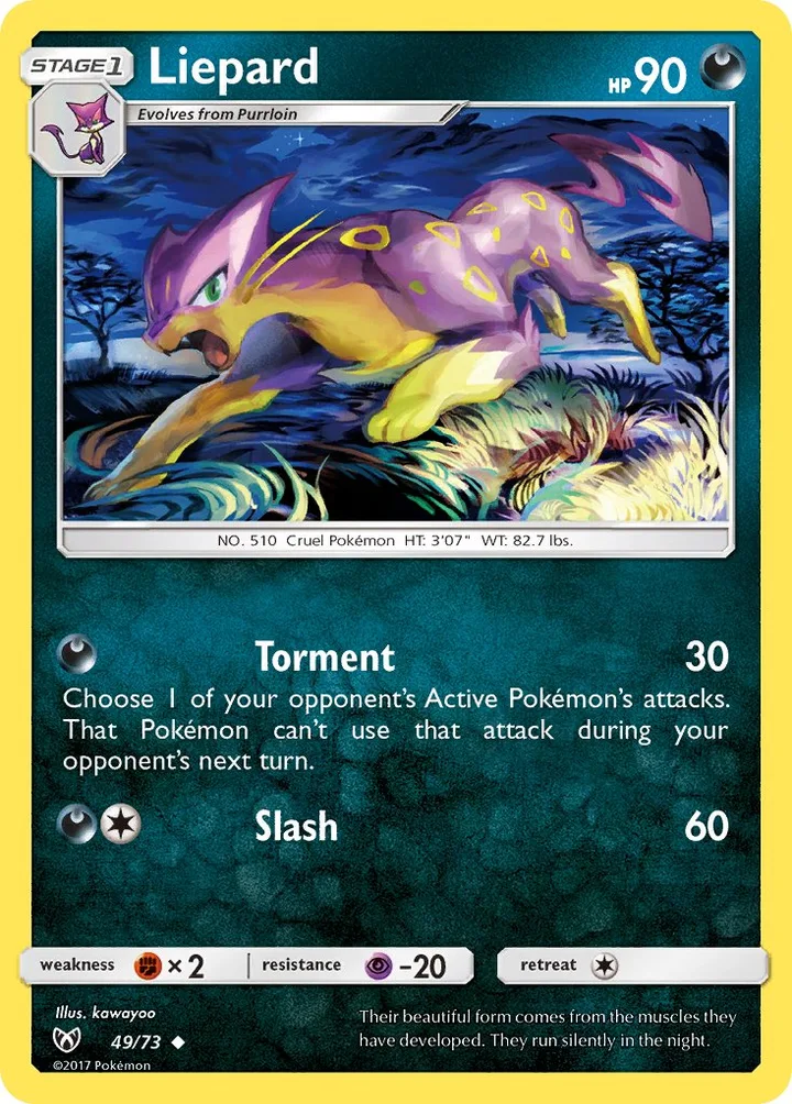 Liepard, Shining Legends 49/73