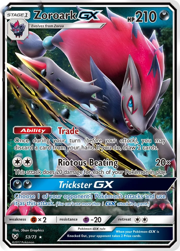 Zoroark-GX, Shining Legends 53/73