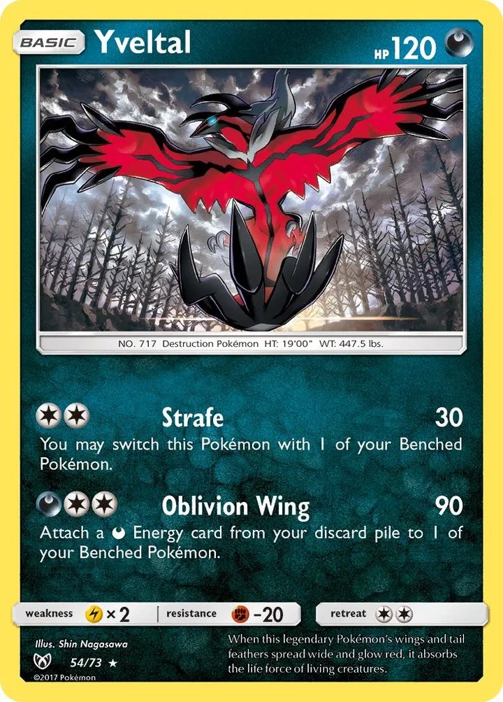 Yveltal, Shining Legends 54/73