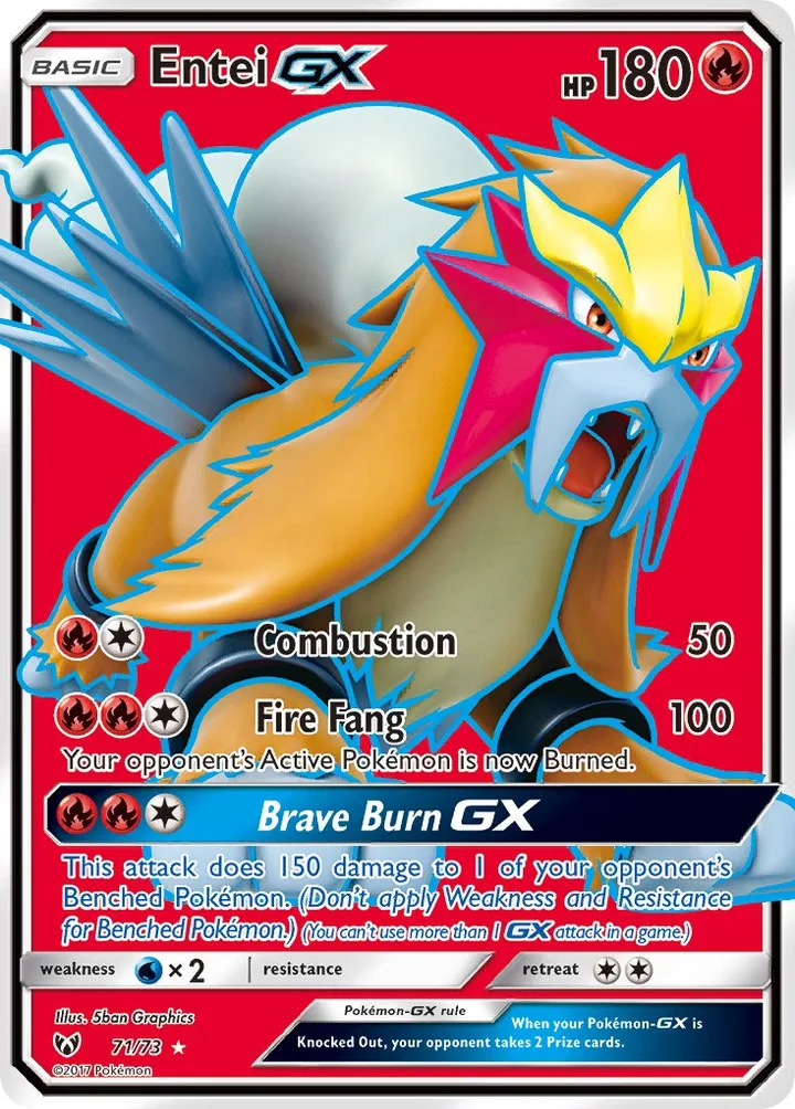 Entei-GX, Shining Legends 71/73