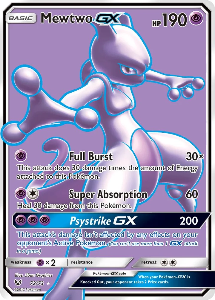 Mewtwo-GX, Shining Legends 72/73