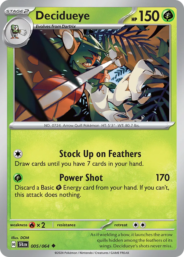 Decidueye, Shrouded Fable 005/064