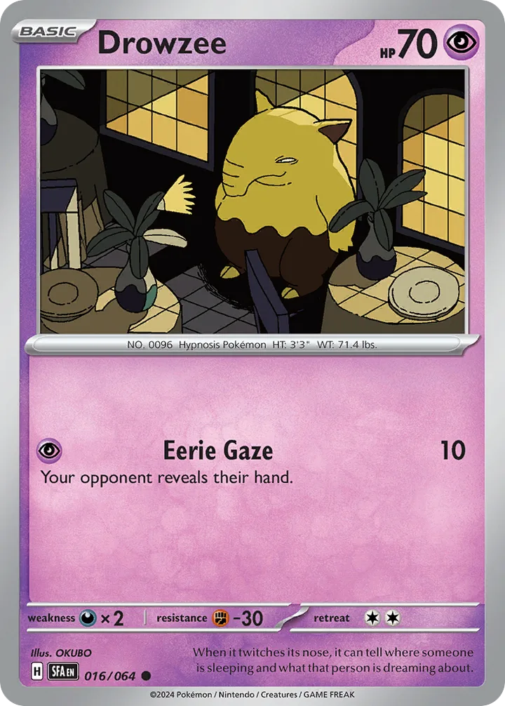 Drowzee, Shrouded Fable 016/064