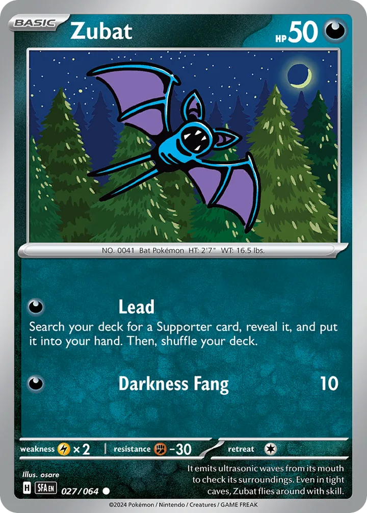 Zubat, Shrouded Fable 027/064