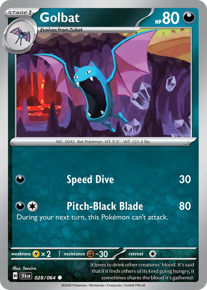 Golbat, Shrouded Fable 028/064