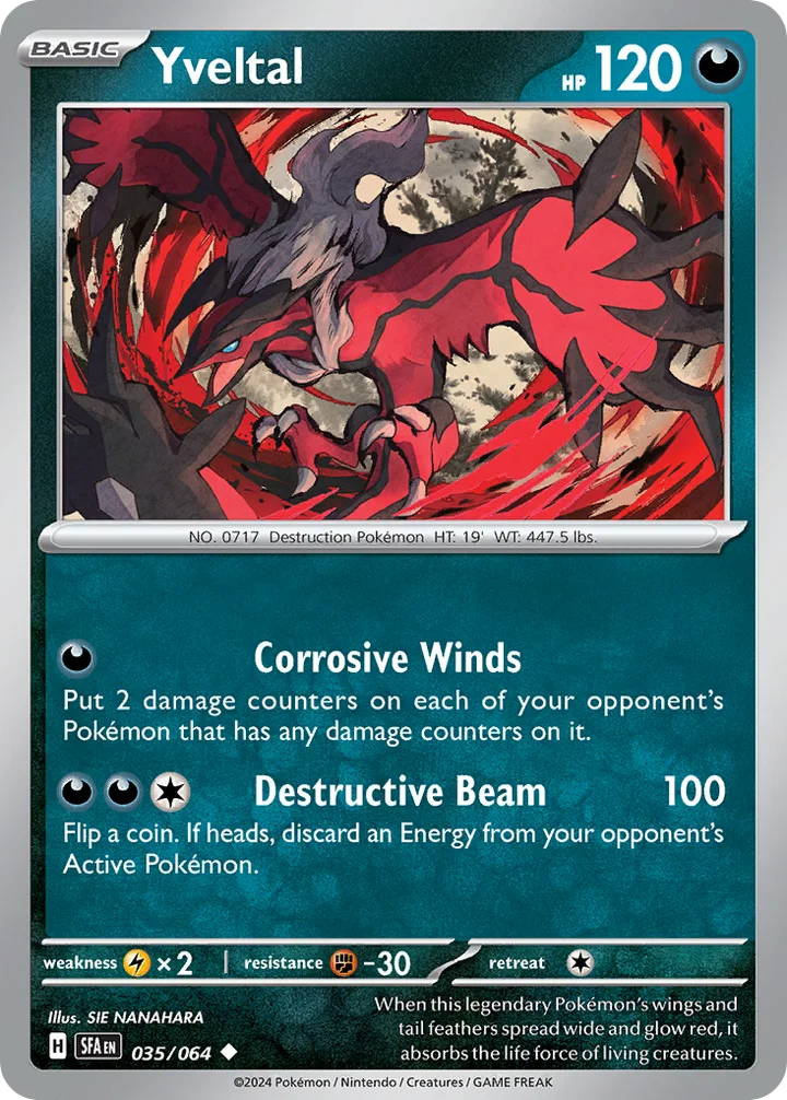 Yveltal, Shrouded Fable 035/064