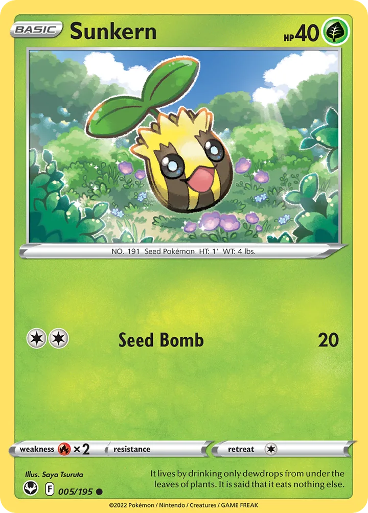 Sunkern, Silver Tempest 005/195