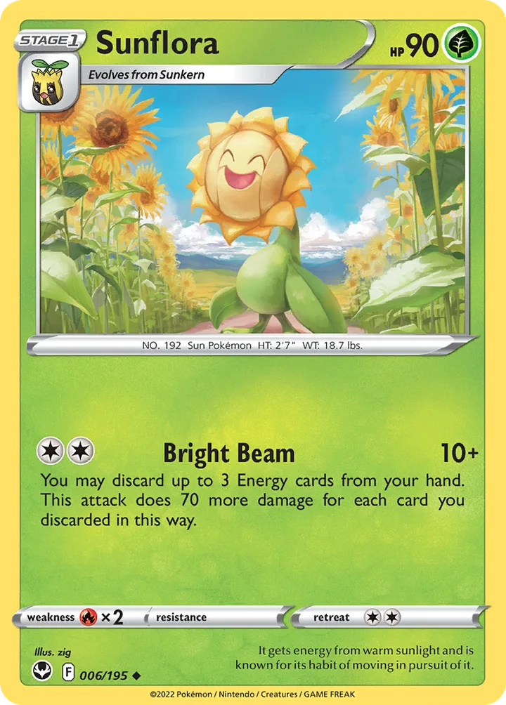 Sunflora, Silver Tempest 006/195