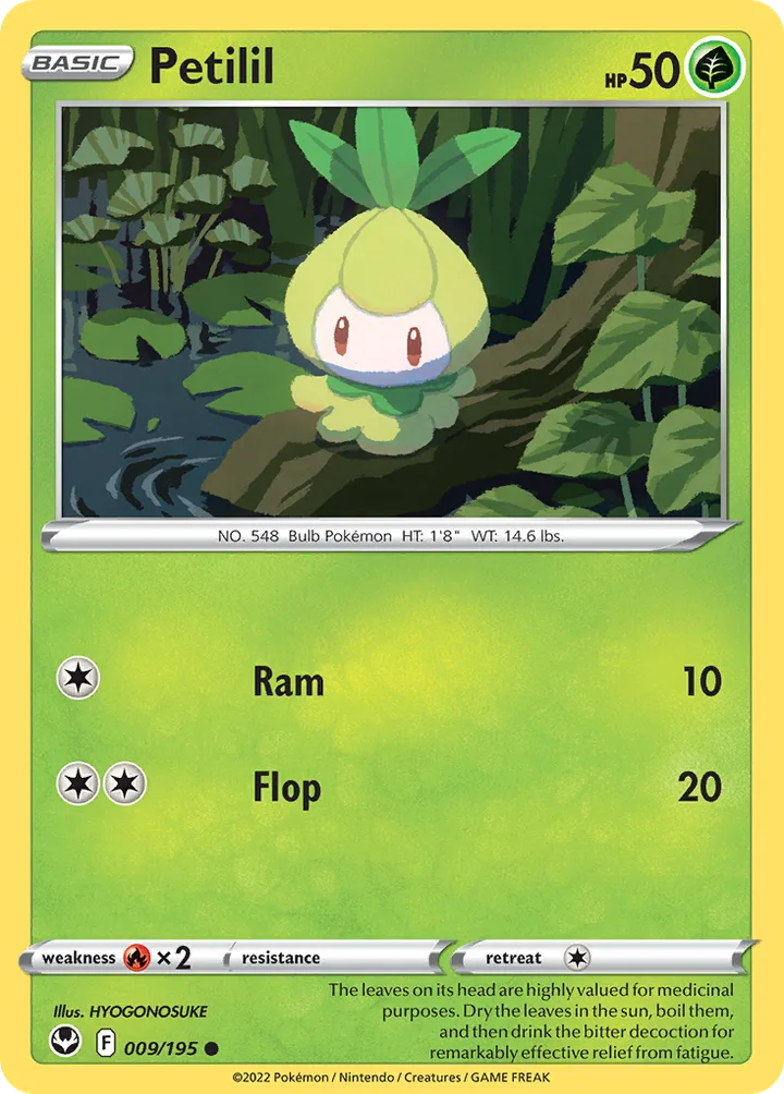 Petilil, Silver Tempest 009/195
