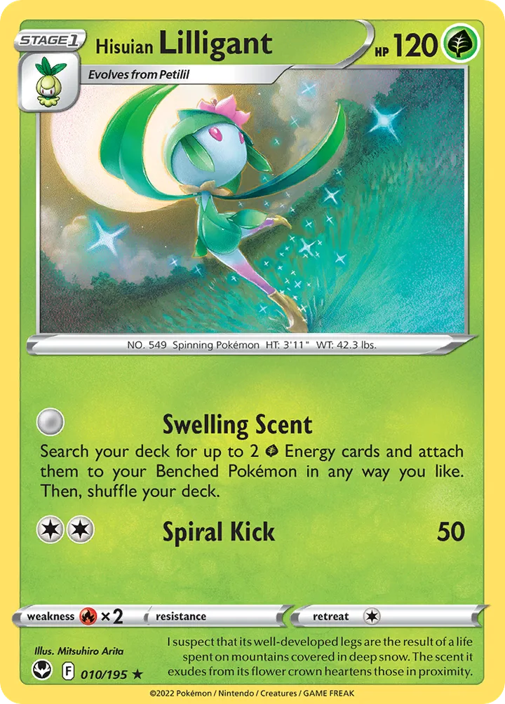 Hisuian Lilligant, Silver Tempest 010/195