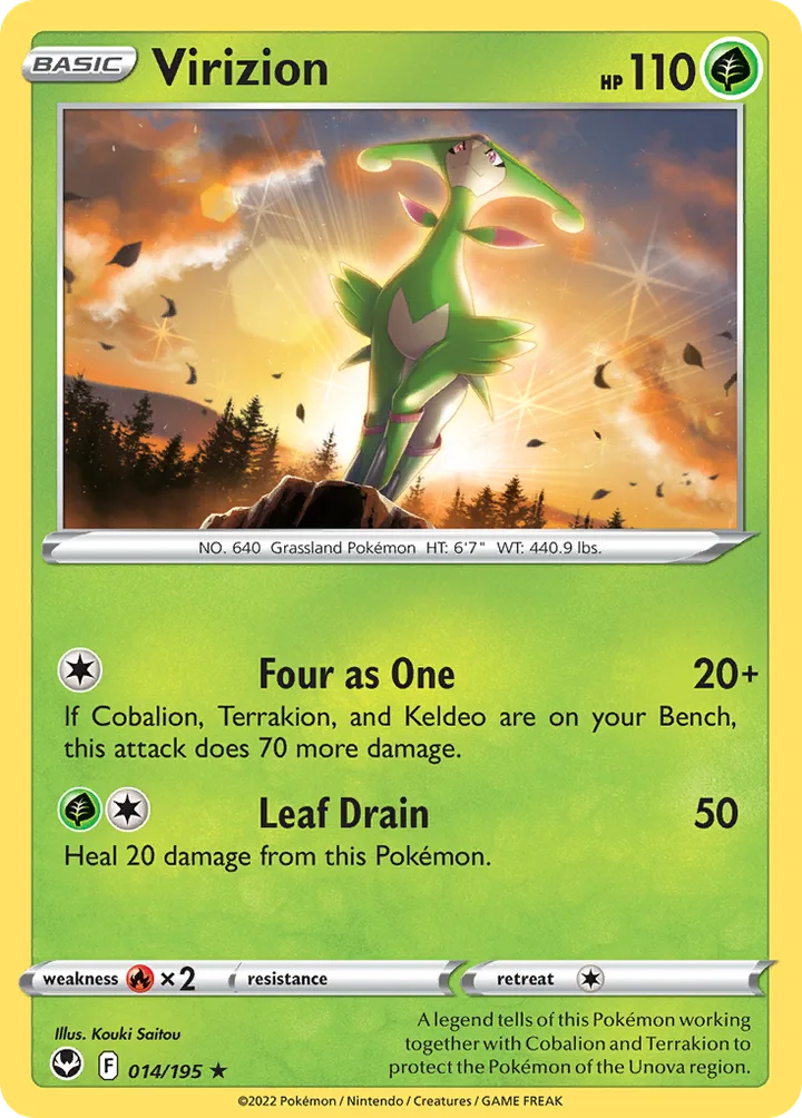 Virizion, Silver Tempest 014/195