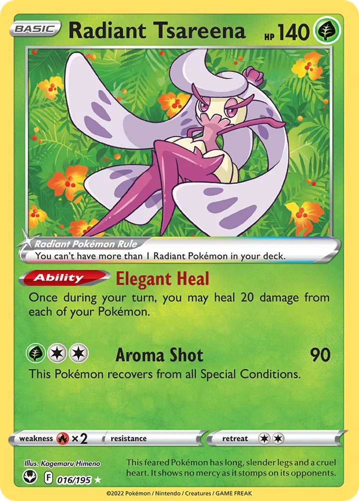 Radiant Tsareena, Silver Tempest 016/195