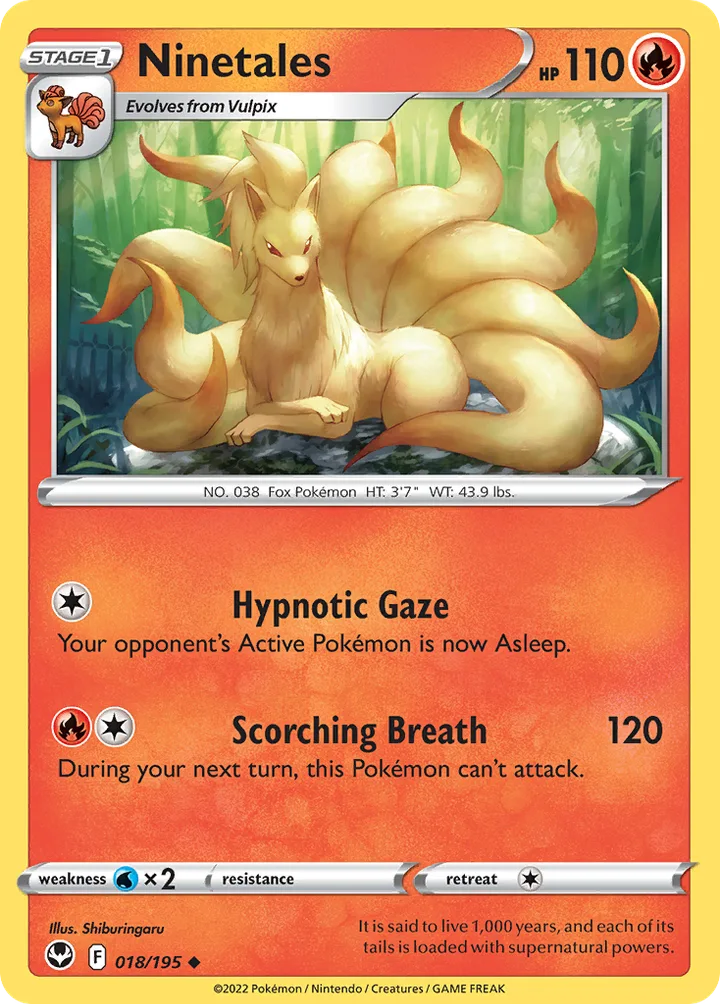 Ninetales, Silver Tempest 018/195