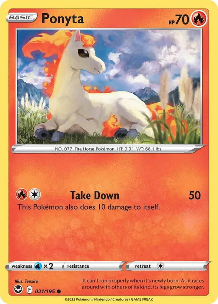 Ponyta, Silver Tempest 021/195