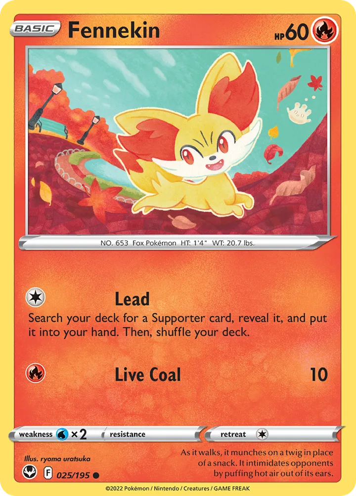 Fennekin, Silver Tempest 025/195