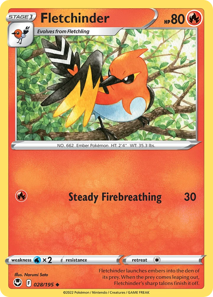Fletchinder, Silver Tempest 028/195