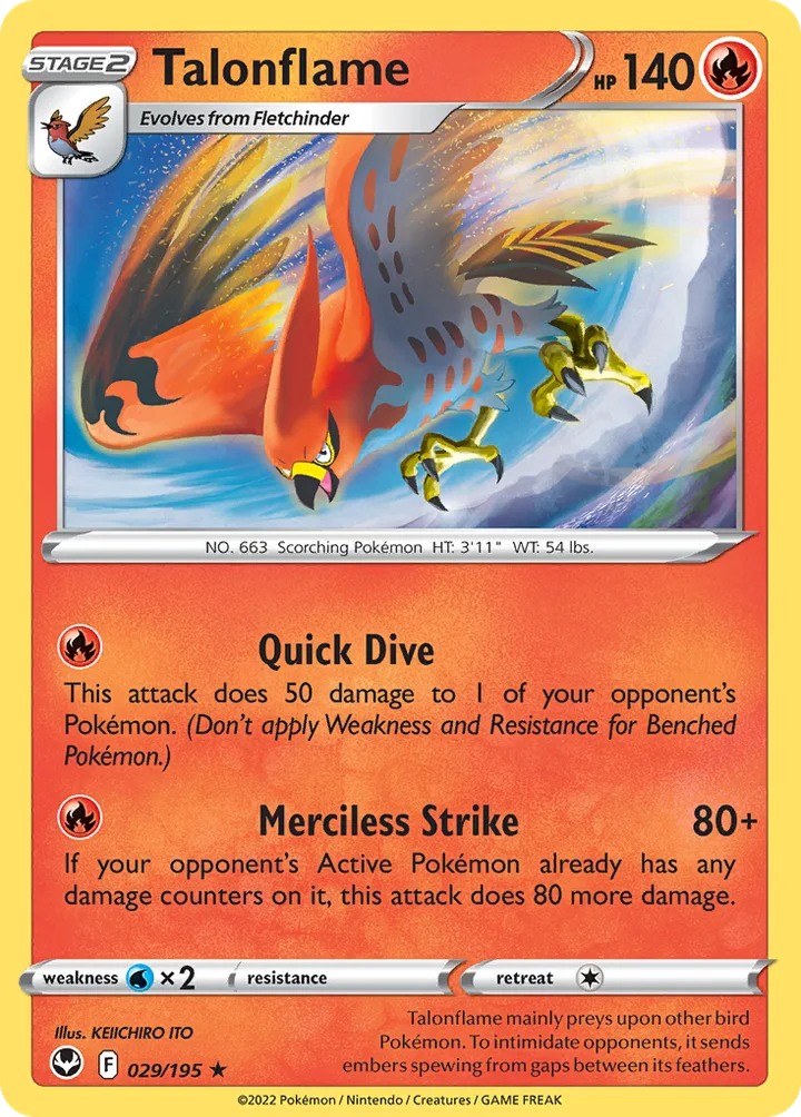 Talonflame, Silver Tempest 029/195