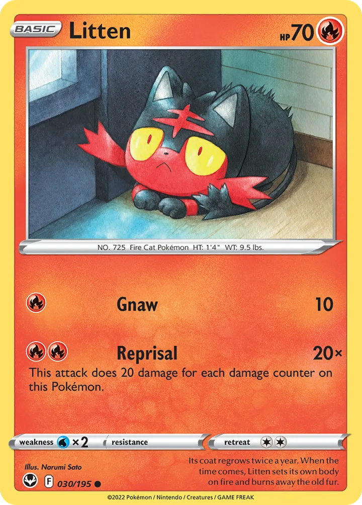 Litten, Silver Tempest 030/195