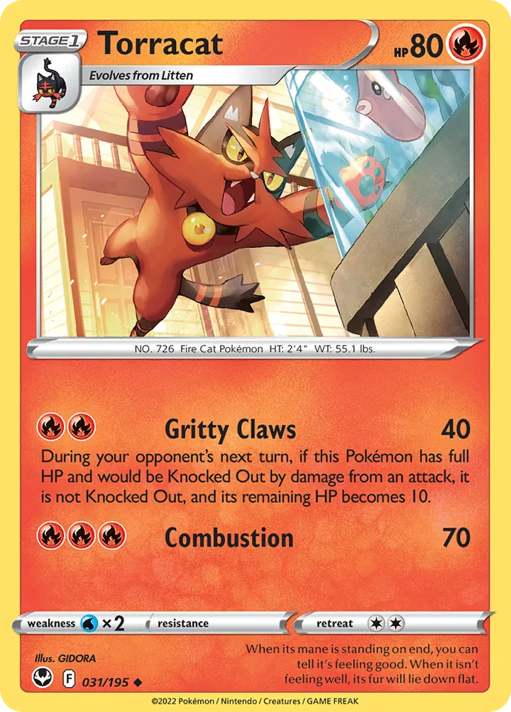 Torracat, Silver Tempest 031/195