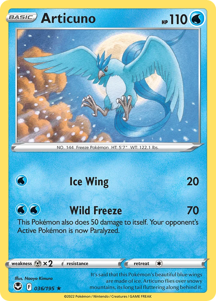 Articuno, Silver Tempest 036/195
