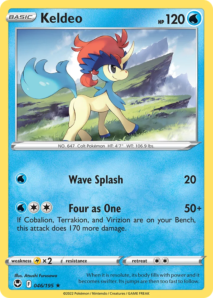 Keldeo, Silver Tempest 046/195