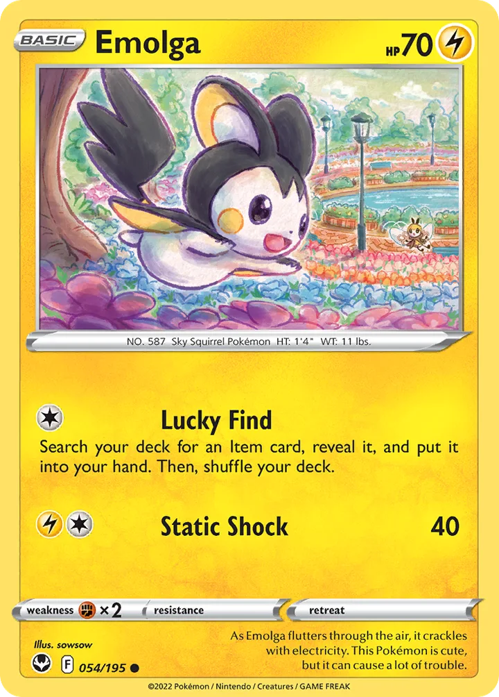 Emolga, Silver Tempest 054/195