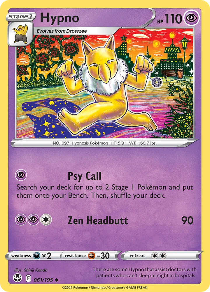 Hypno, Silver Tempest 061/195