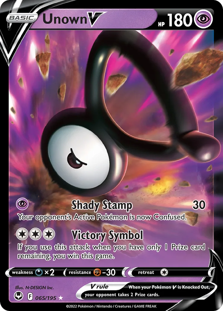 Unown V, Silver Tempest 065/195