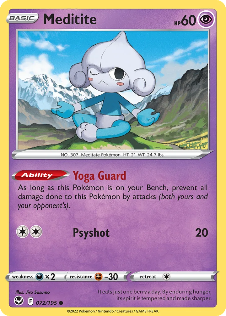 Meditite, Silver Tempest 072/195