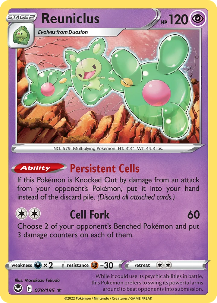 Reuniclus, Silver Tempest 078/195