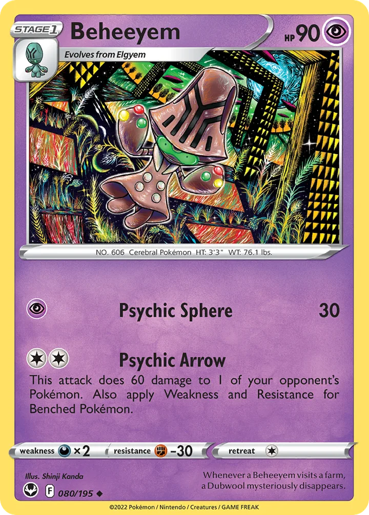 Beheeyem, Silver Tempest 080/195