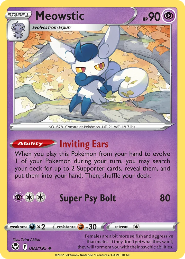 Meowstic, Silver Tempest 082/195
