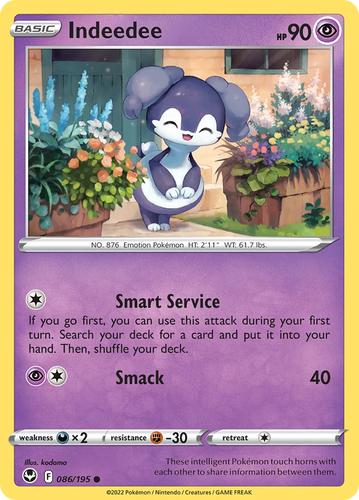 Indeedee, Silver Tempest 086/195