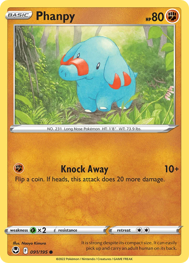 Phanpy, Silver Tempest 091/195