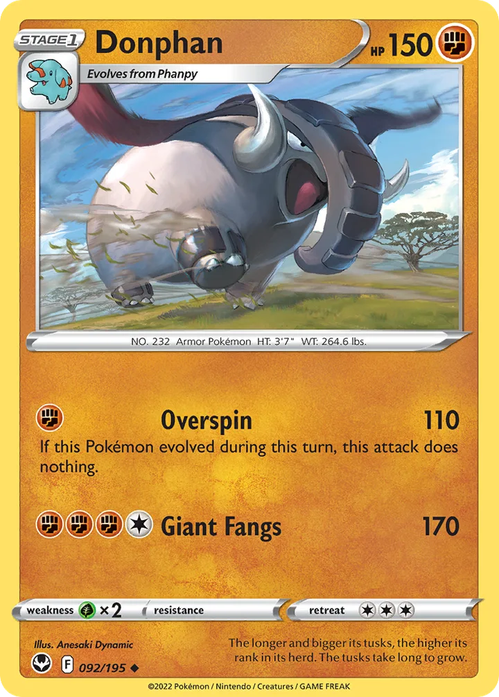 Donphan, Silver Tempest 092/195