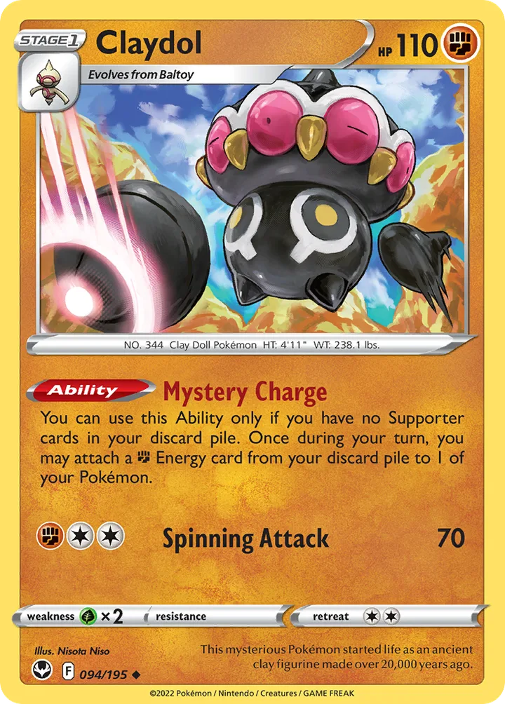 Claydol, Silver Tempest 094/195
