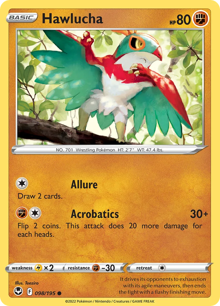 Hawlucha, Silver Tempest 098/195