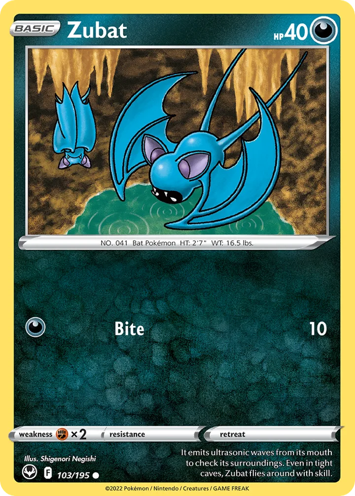 Zubat, Silver Tempest 103/195